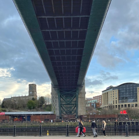 Under the Tyne Bridge
