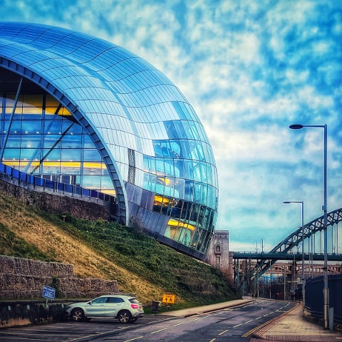 Past The Sage to the Tyne Bridge