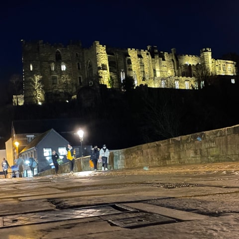 Low shot from Framwellgate Bridge