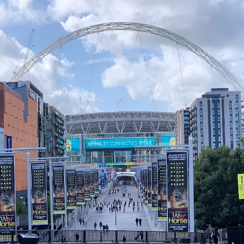 Wembley Stadium view