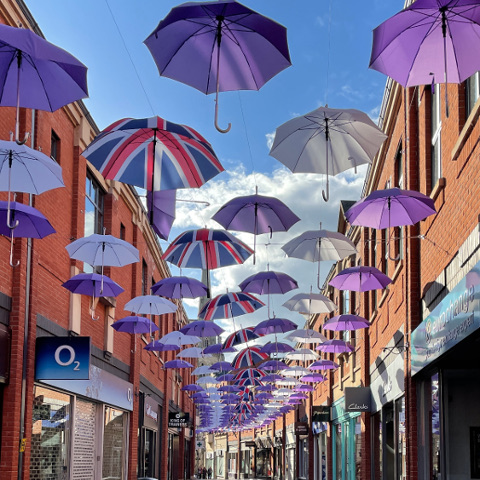 Umbrellas for HRH Queen Jubilee